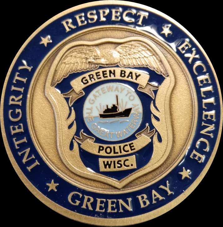 United States - Greenbay Police Challenge Coin