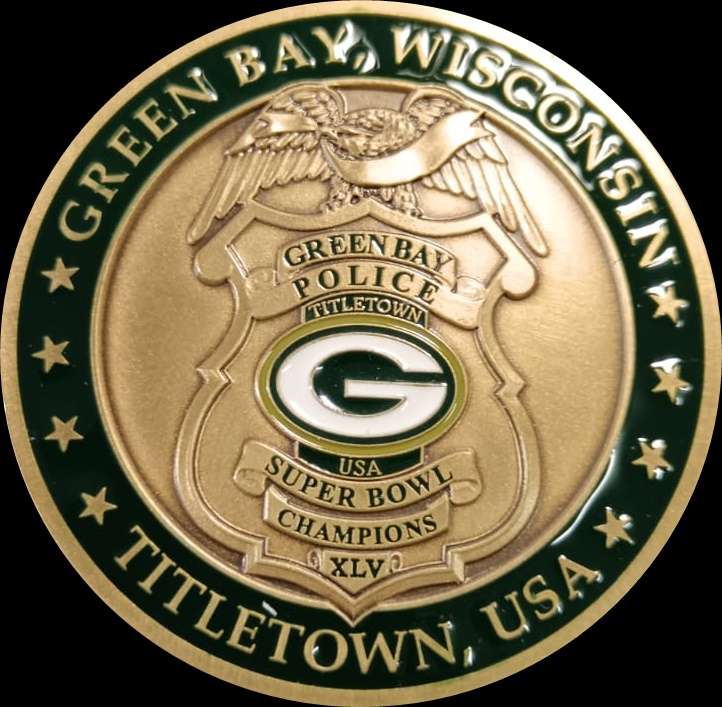 United States - Greenbay Police Challenge Coin
