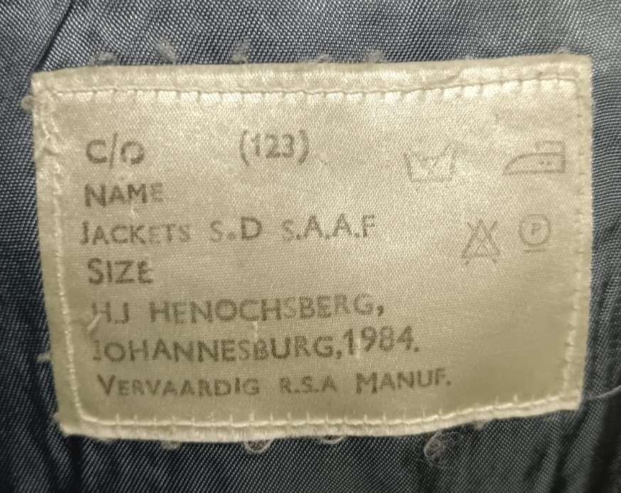 SADF - Air Force Step Outs ( Jacket/Shirt and Trousers )