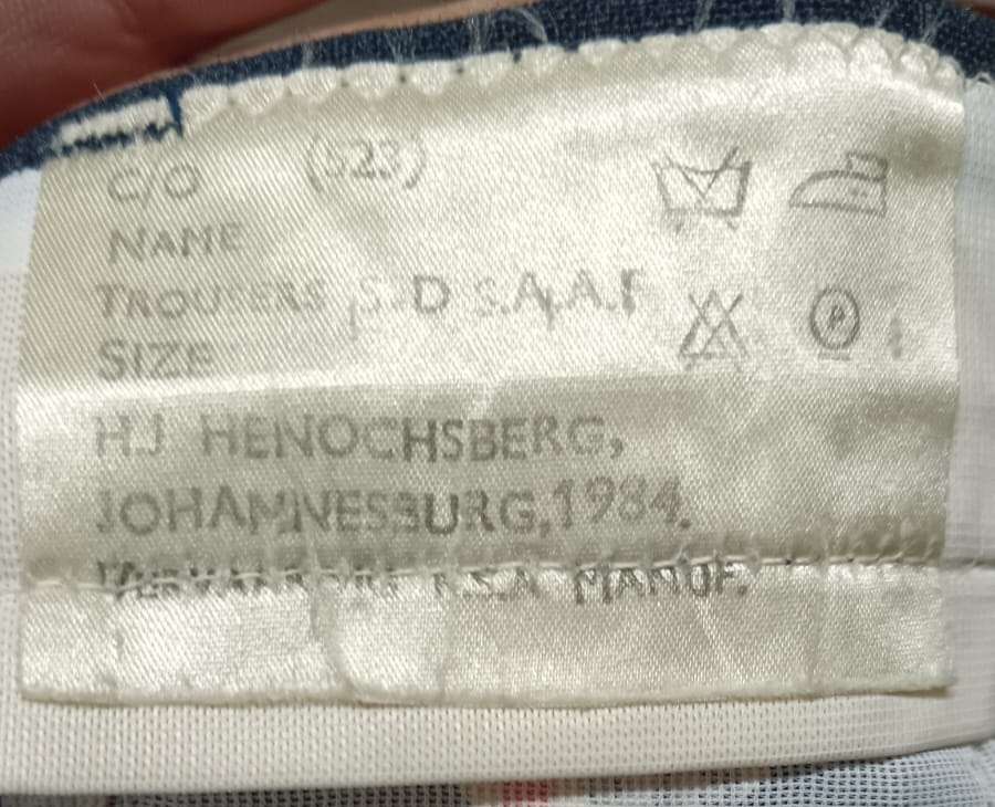 SADF - Air Force Step Outs ( Jacket/Shirt and Trousers )