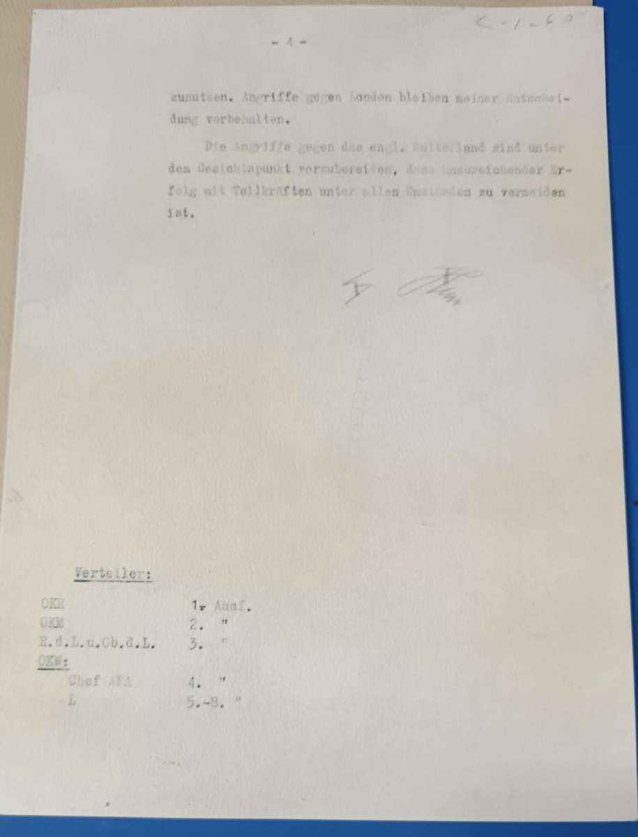 Unknown German Folder with Documents