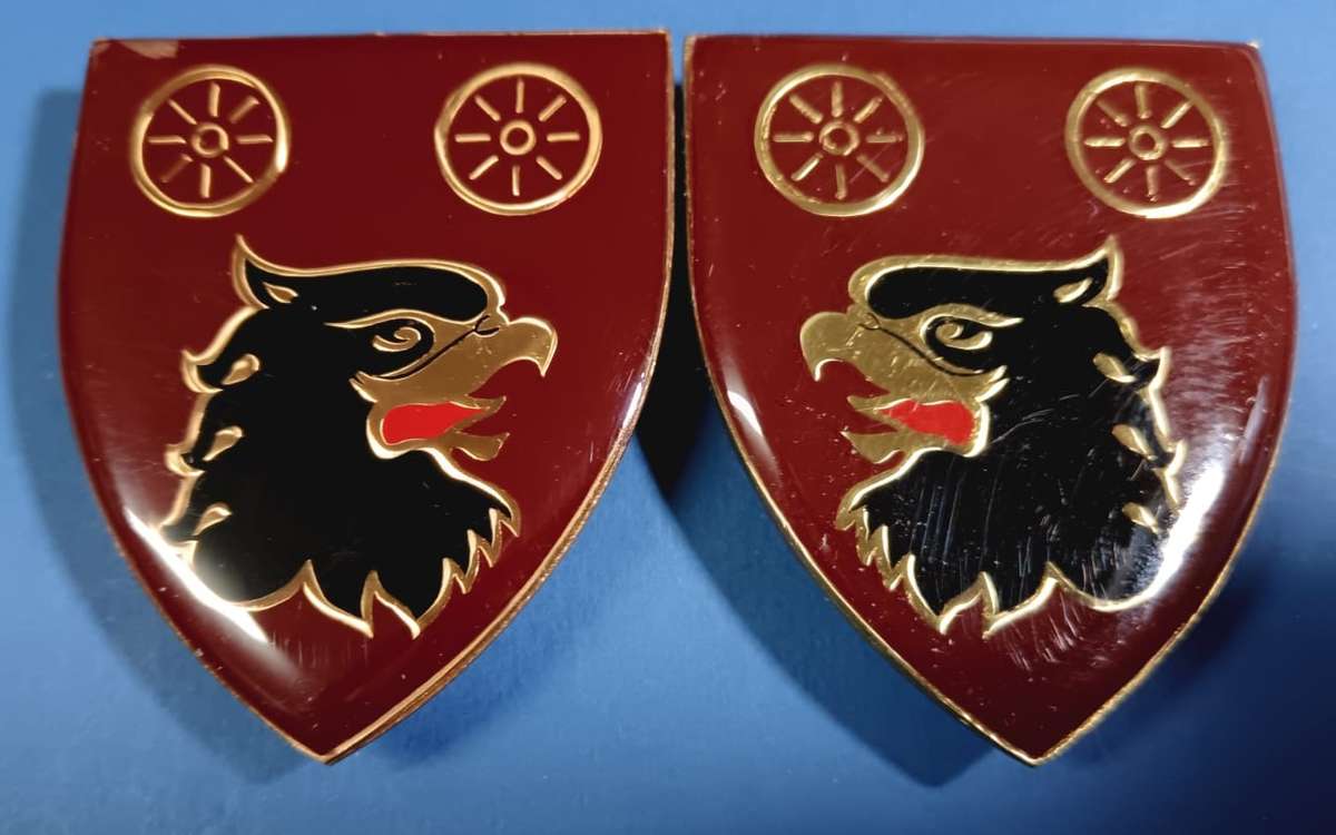 SADF - 44 Parachute Brigade Maintenance Shoulder Flash Pair