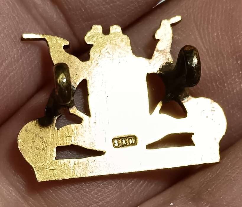 SADF - Railways and Harbours Cap Badge ( SA Mint - Rare )