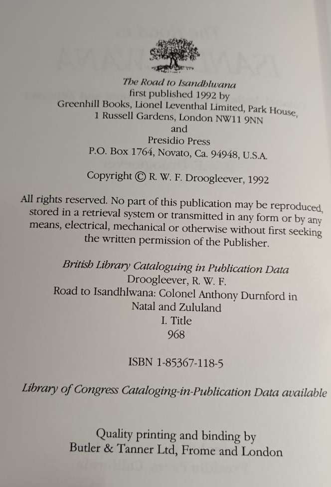 Africana - THE ROAD TO ISANDHLWANA Africana