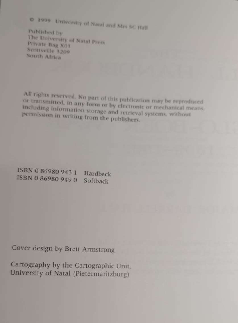 The hall handbook of the anglo-boer war: 1899-1902