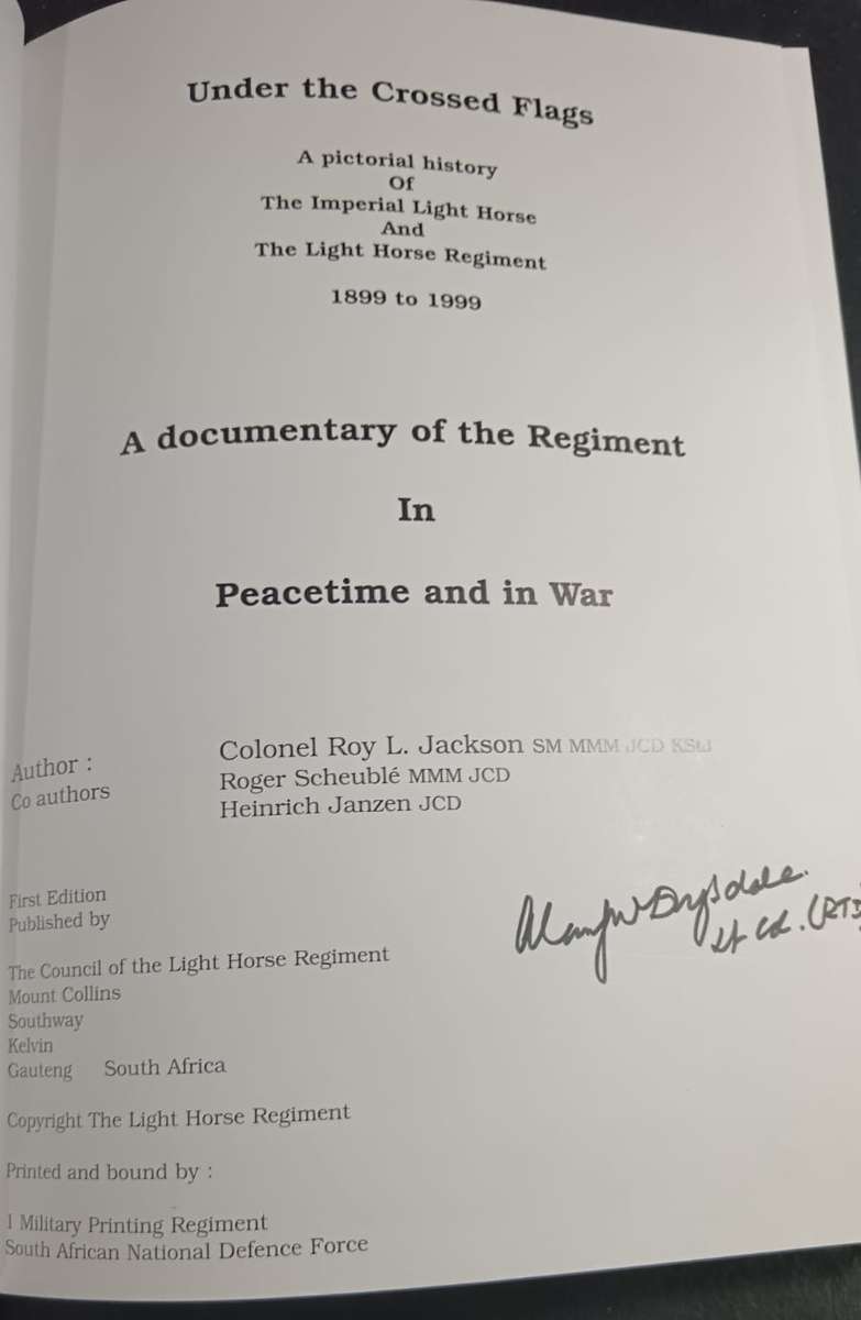 One Hundred Years of Regimental History - Under the Crossed Flags