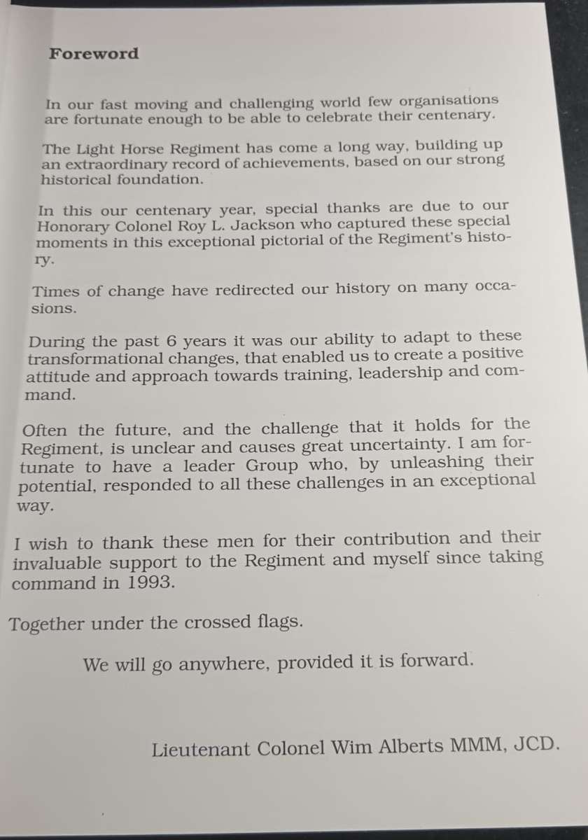 One Hundred Years of Regimental History - Under the Crossed Flags