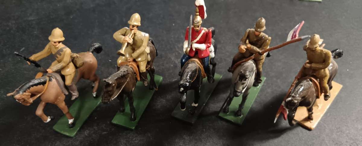 Collection of Detailed Lead Hand Painted Figurines/Soldiers