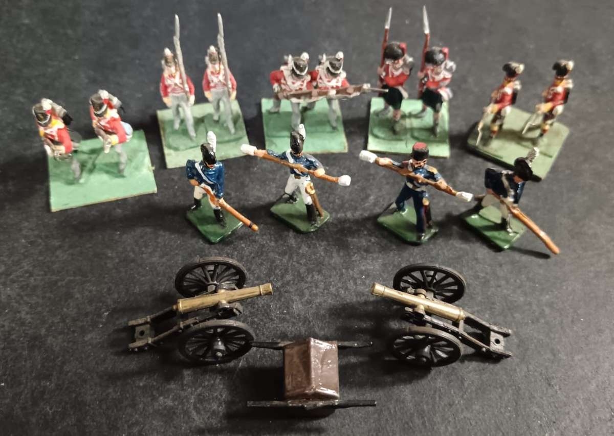 Collection of Detailed Lead Hand Painted Figurines/Soldiers