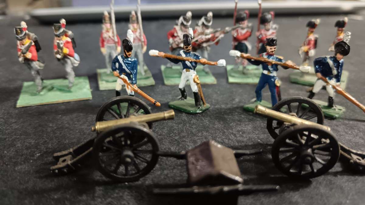 Collection of Detailed Lead Hand Painted Figurines/Soldiers