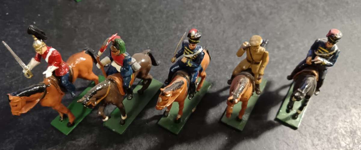 Collection of Detailed Lead Hand Painted Figurines/Soldiers
