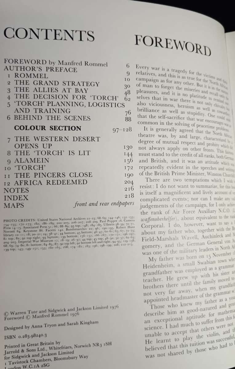 The North African War by Warren Tute