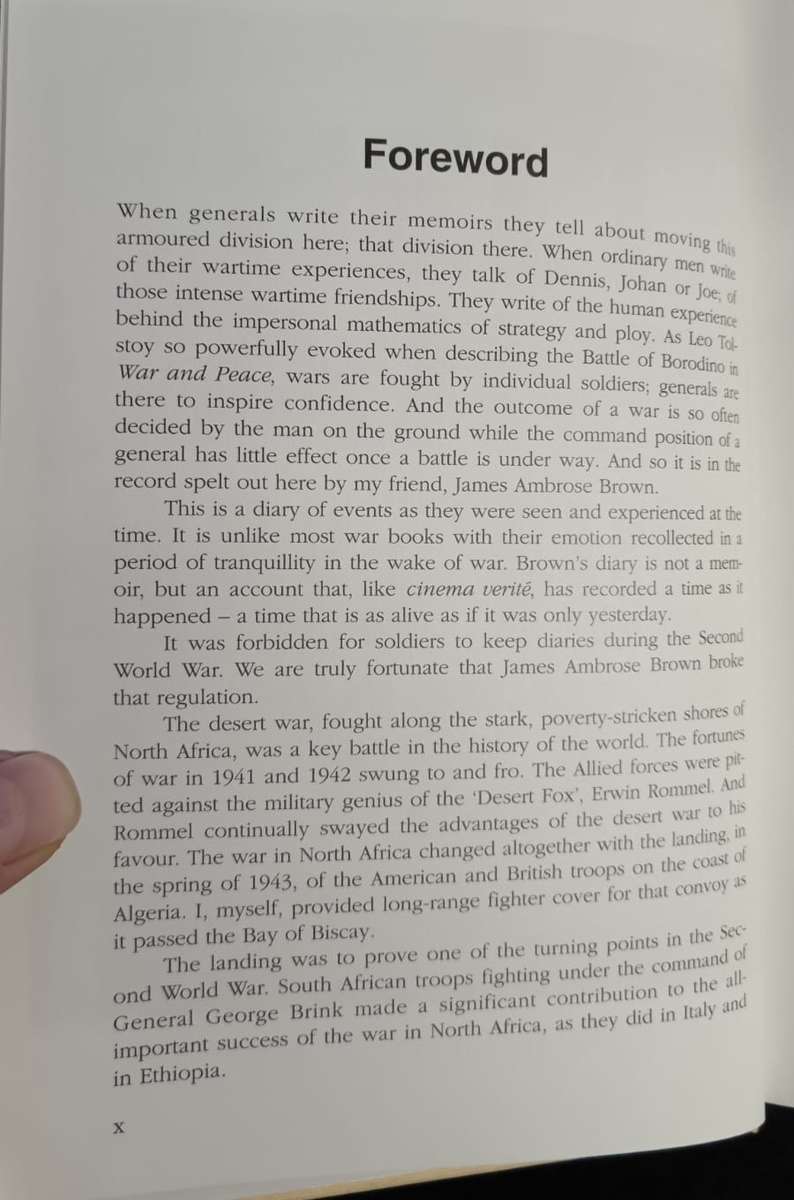 Retreat To Victory  A Springboks Diary in North Africa 1942 by James Ambrose Brown