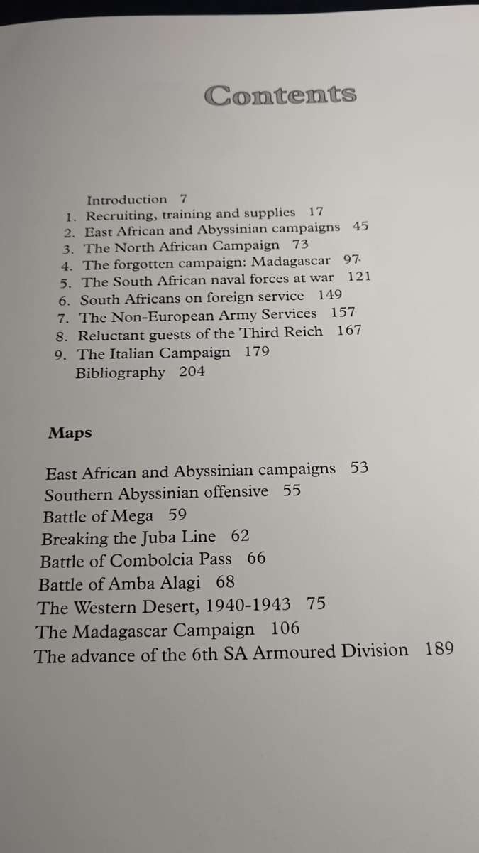 South Africa in World War II - A Pictorial History