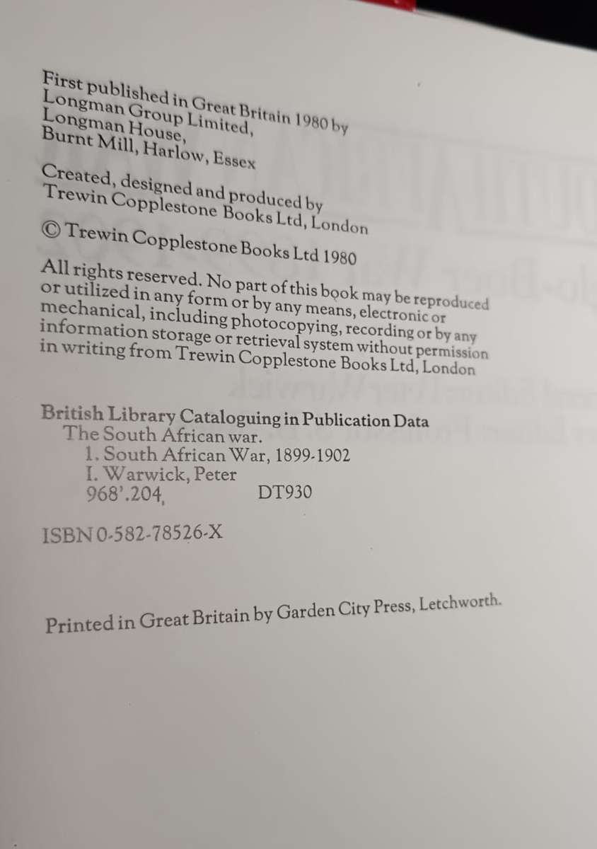 SOUTH AFRICAN WAR The Anglo-Boer War 1899-1902