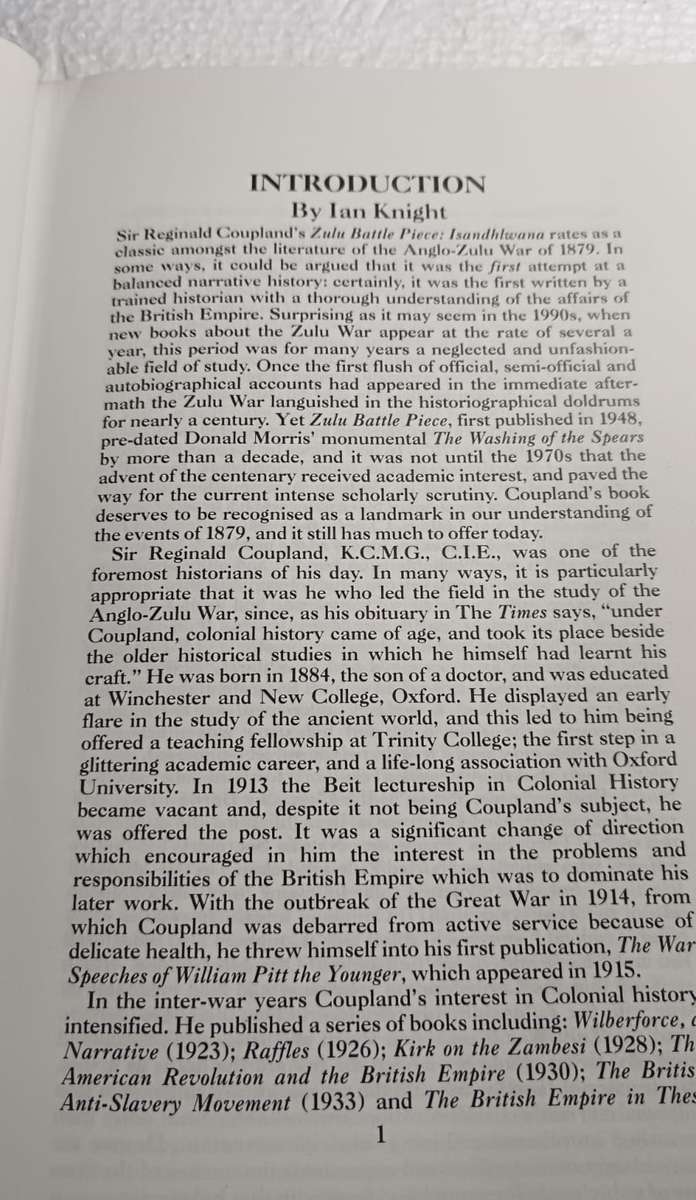 ZULU BATTLE PIECE ISANDHLWANA