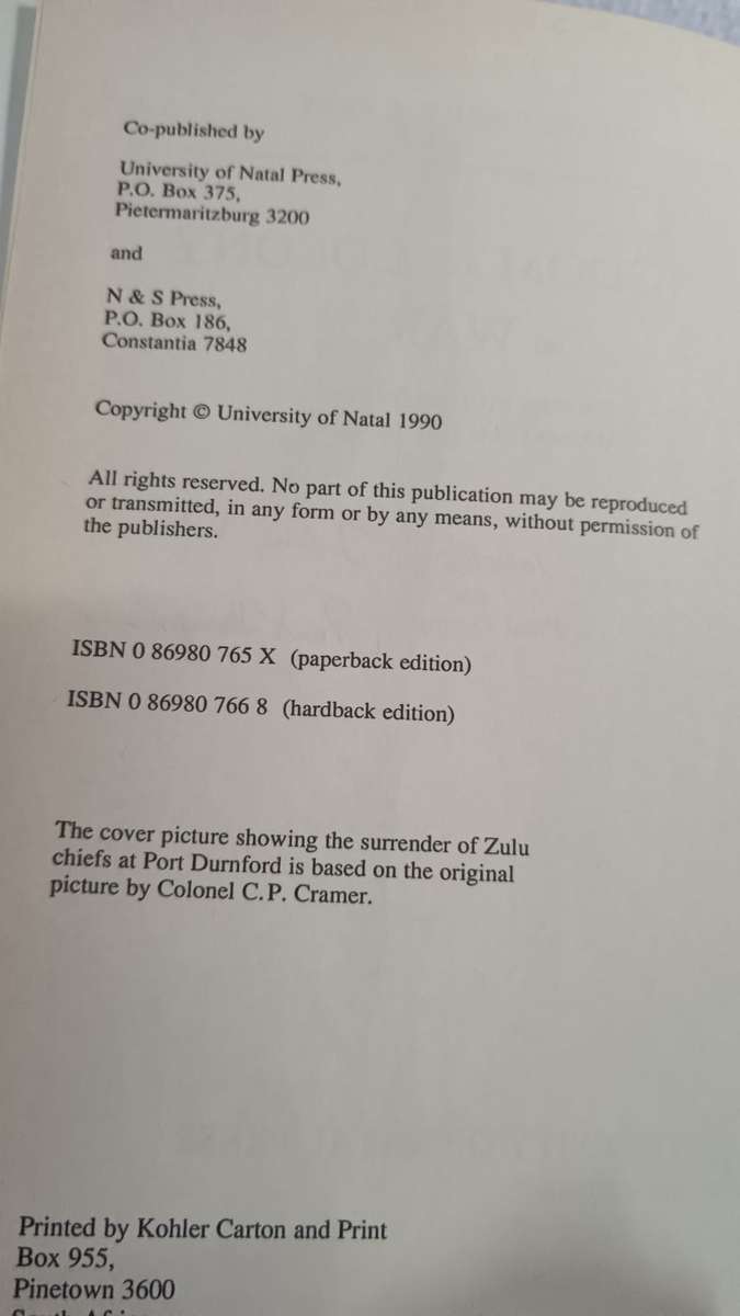 Kingdom and Colony at War: Sixteen Studies on the Anglo-Zulu War of 1879