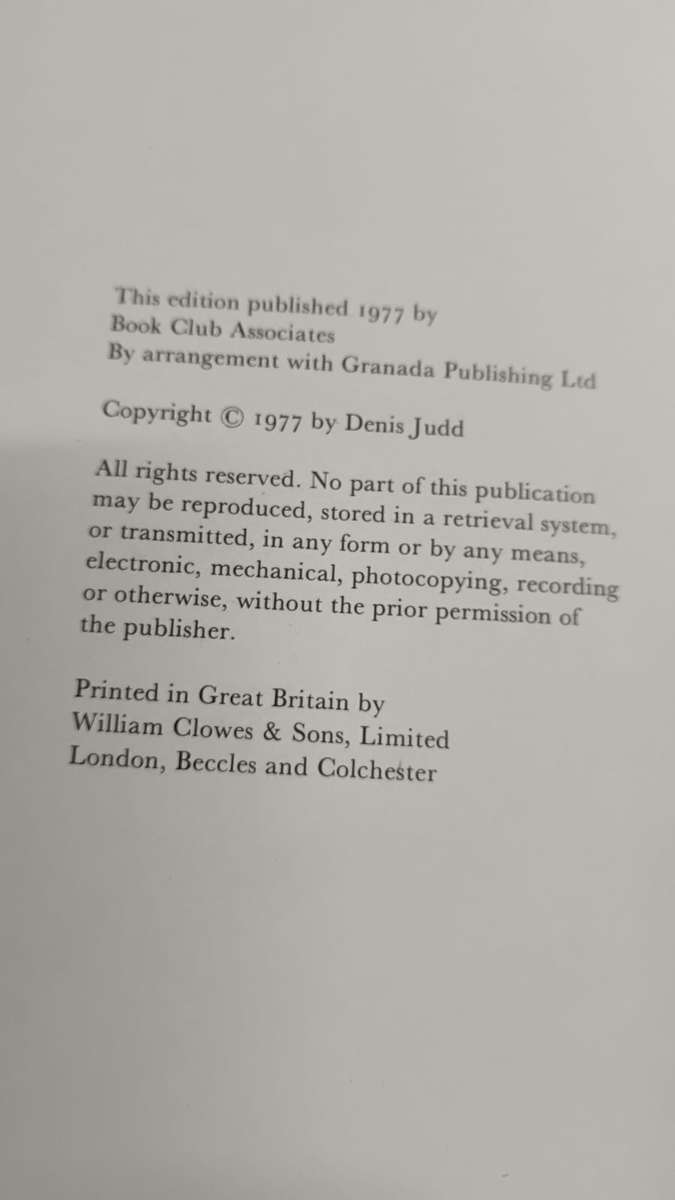 The Boer War Judd, Denis