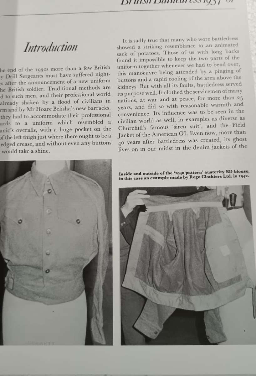 British battledress, 1937-61 Book by Brian Jewell
