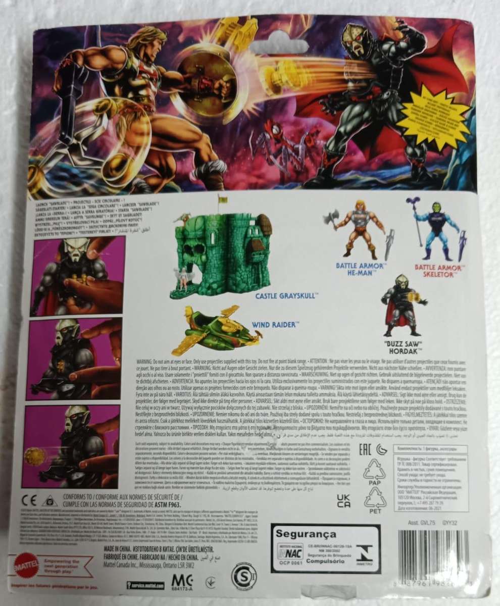 Masters Of The Universe Retro Play BUZZ SAW HORDAK THE EVIL HORDE Battle Armor