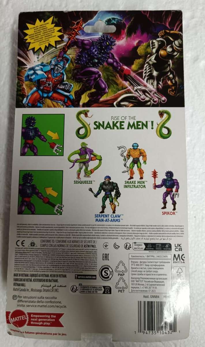 MASTERS OF THE UNIVERSE - Origins - Spikor Action Figure Mattel