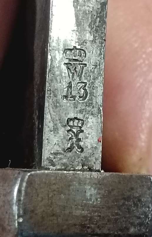 German Model KS98 Sawback Bayonet with Scabbard ( Butcher Blade )