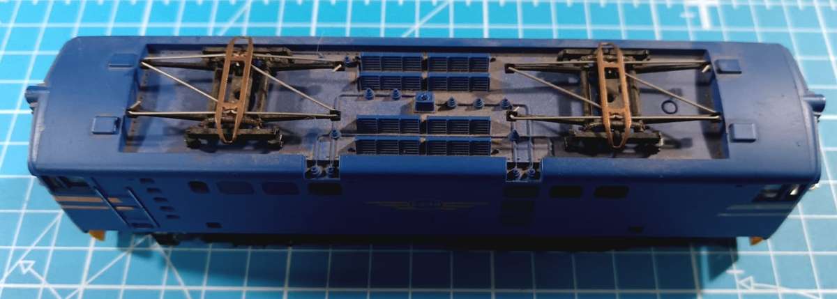 HO SCALE : LIMA SAR BLUE 5E ELECTRIC DUMMY LOCOMOTIVE