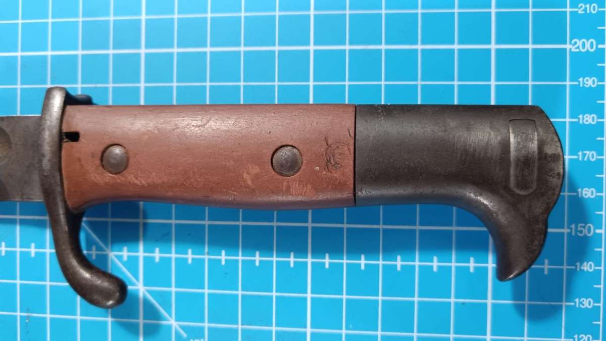 German Model KS98 Sawback Bayonet with Erfurt - No Scabbard