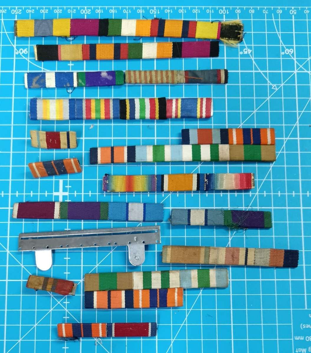Medal Ribbon Bar Lot ( Good Used )