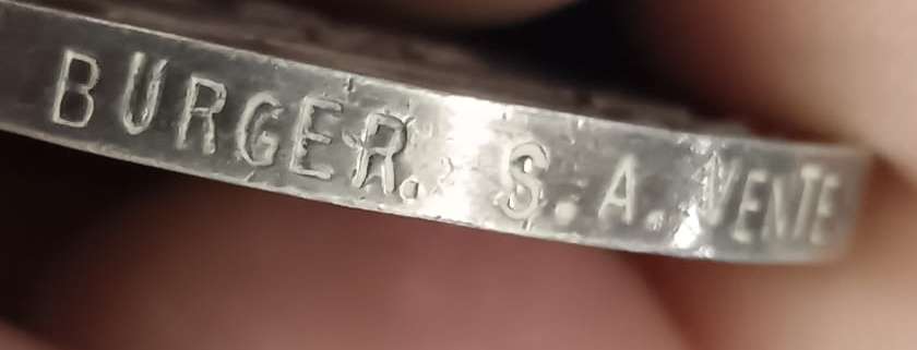Full Size Boer WAR ABO Medal:Burger S.A Venter