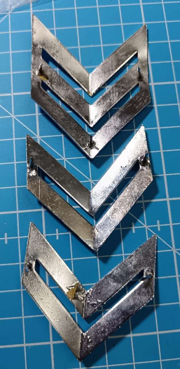 SADF - Metal Rank Badges