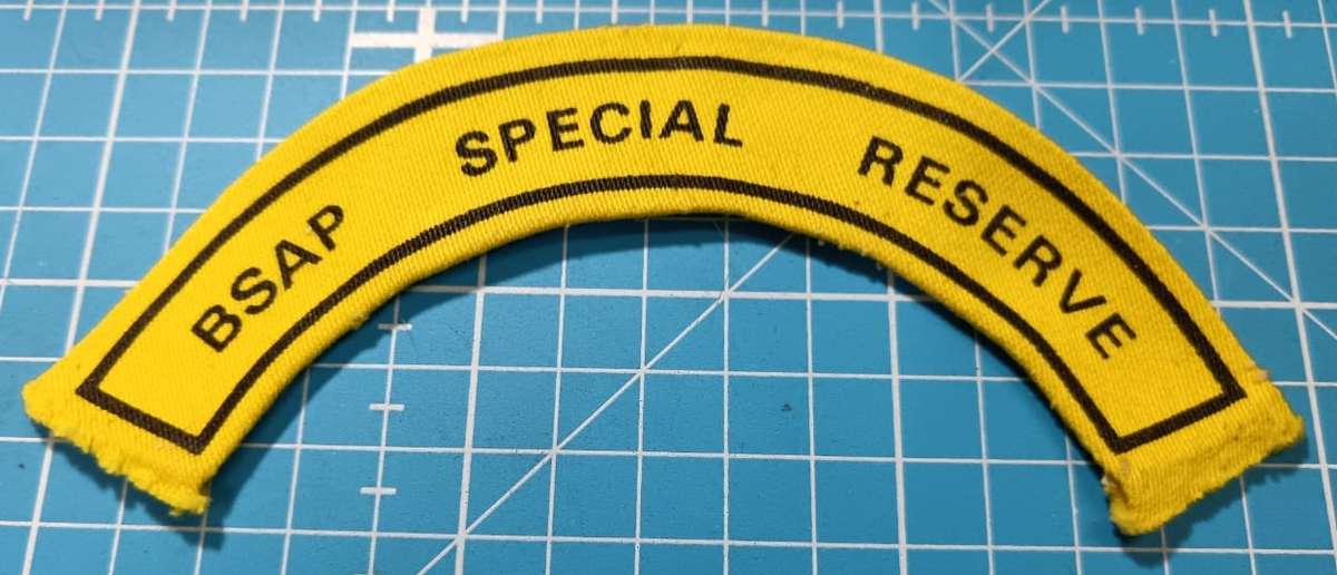 Rhodesia - British South Africa Police Shoulder Title