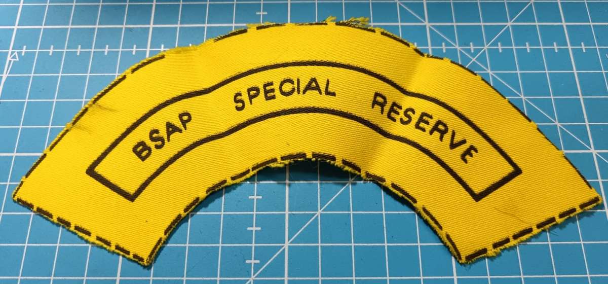 Rhodesia - British South Africa Police Shoulder Title