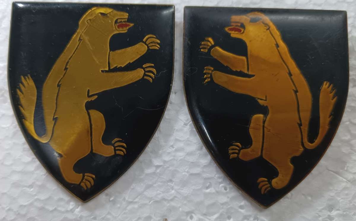 SADF - 1 SA Infantry Shoulder Flash Pair