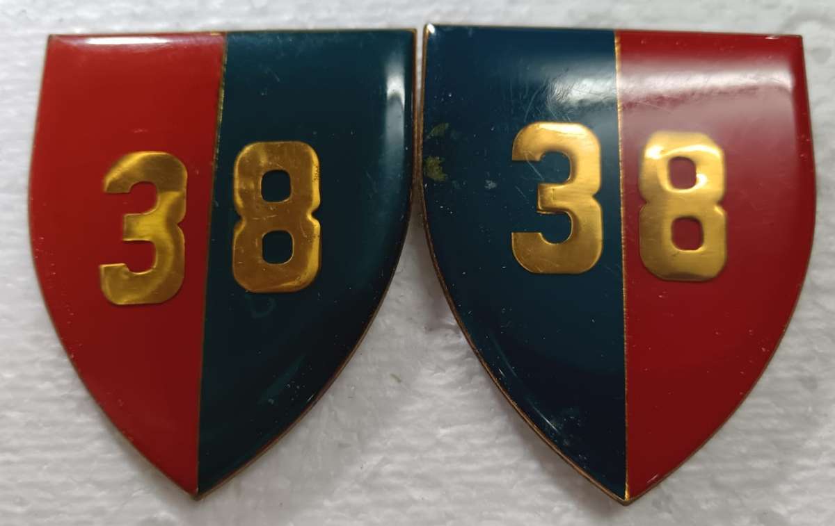 SADF - 38 Field Workshop Shoulder Flash Pair