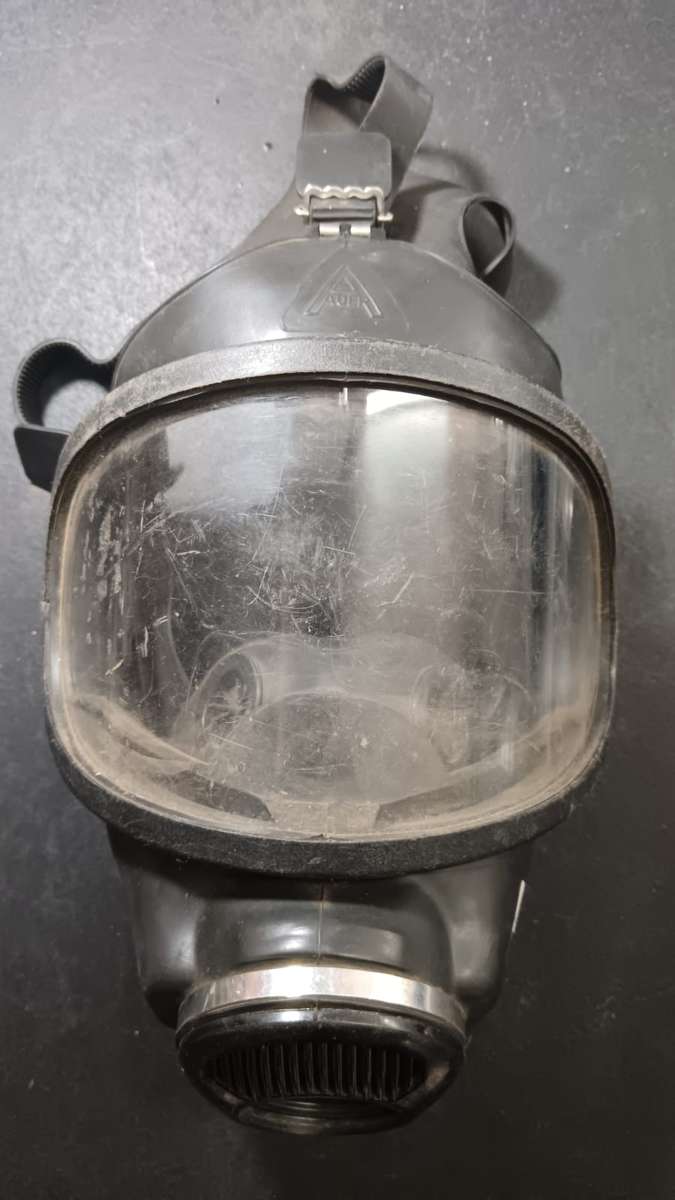 Vintage Gas Mask with Carry Case