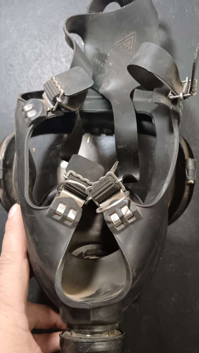 Vintage Gas Mask with Carry Case