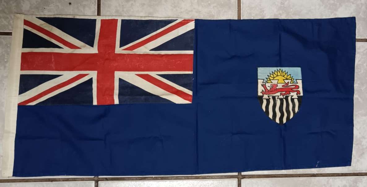 Vintage Flag of Rhodesia and Nyasaland - Top Condition