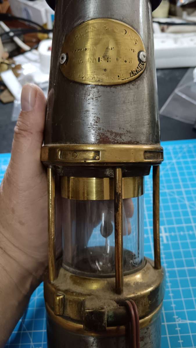 Vintage Wolf Safety Lamp
