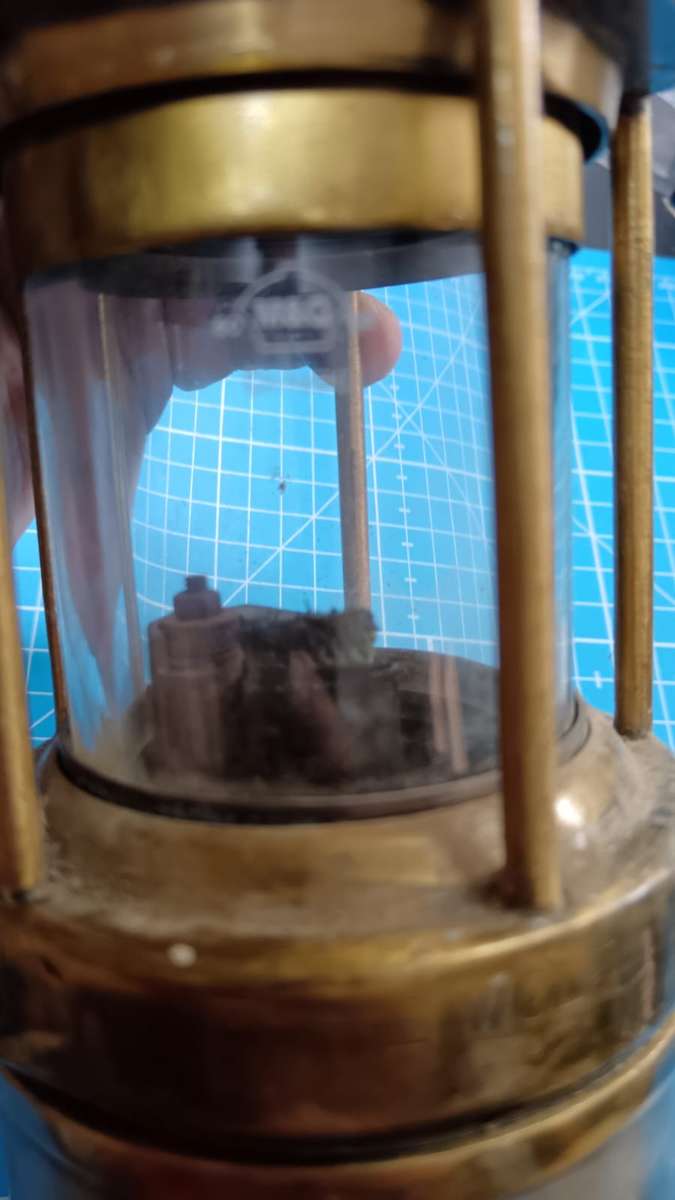 Vintage Wolf Safety Lamp