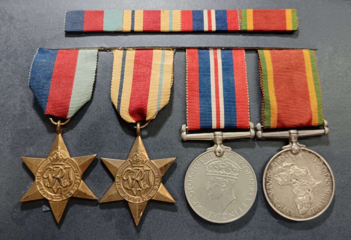 Full Size World War Two Group of 4: 172335 J Van Blerk