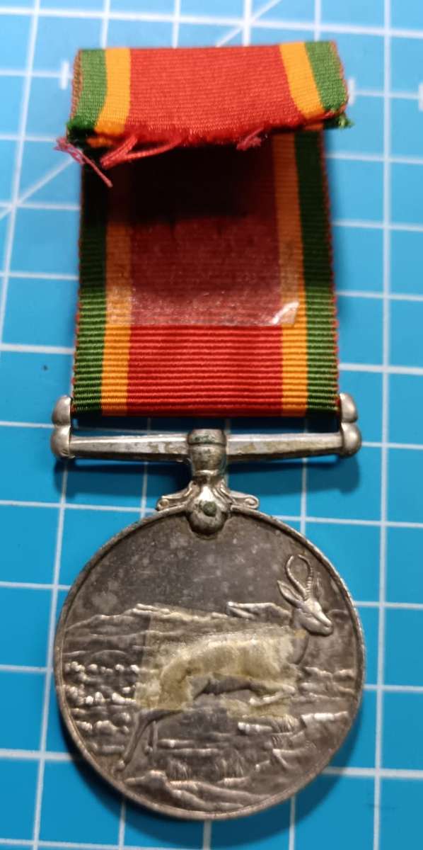 Full Size World War Two Silver Africa Service Medal:Doughlas
