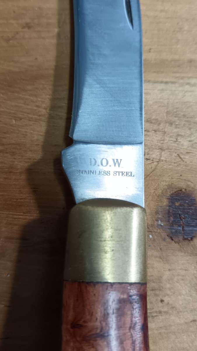 Vintage DOW Stainless Steel Folding Knife