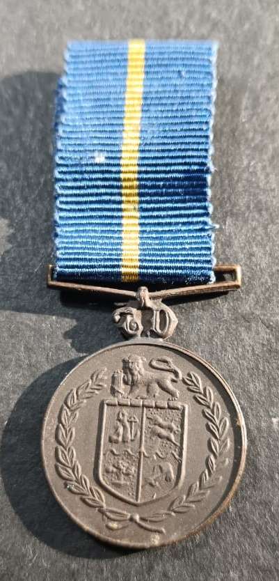 South African Police Faitful Service Miniature Medal
