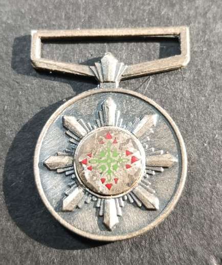 South African Police Faitful Service Miniature Medal (Silver)
