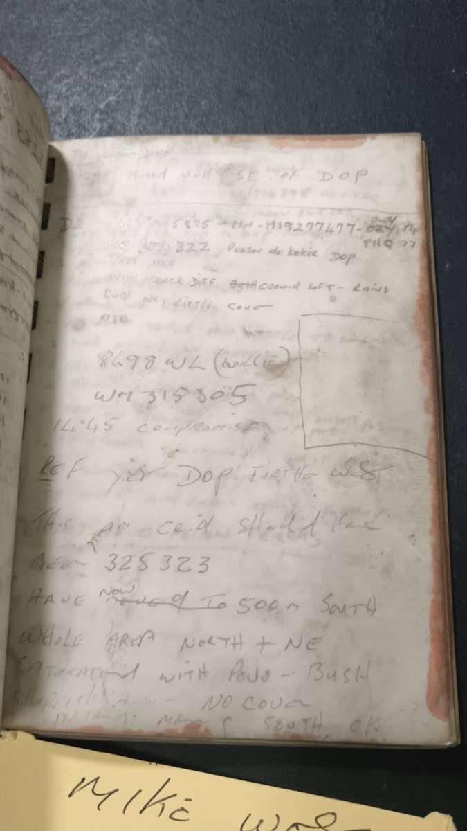 Special Forces Super Soldier - Mike West ( SAS and Recce ) 1 Recce Pig Skin Notebook