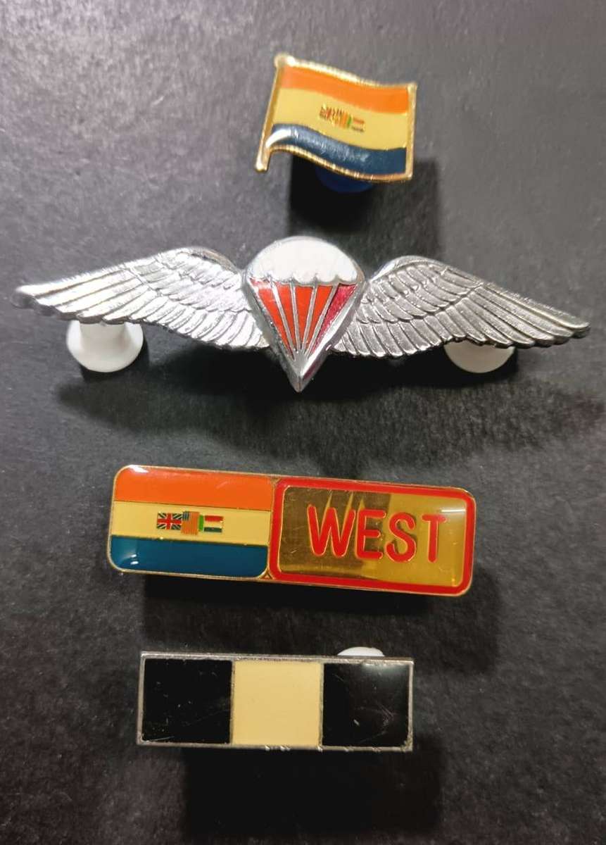 Special Forces Super Soldier - Mike West ( SAS and Recce ) Wing and Name Badge Lot