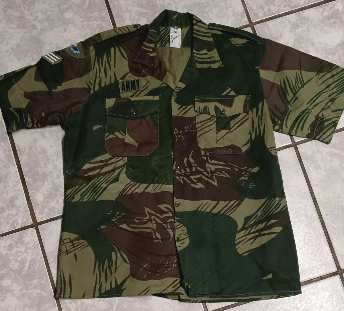 Special Forces Super Soldier - Mike West ( SAS and Recce ) Camo Shirt with Wings