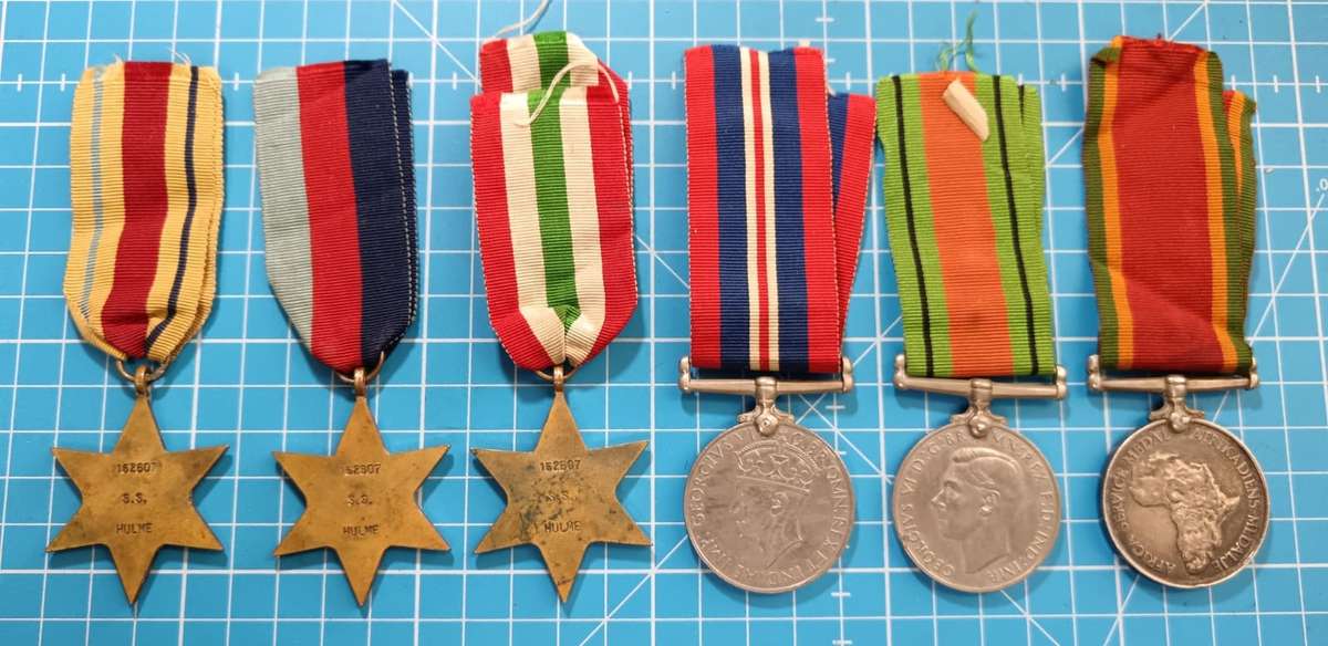 Full Size World War Two Group of 6:152607  S.S.Hulme