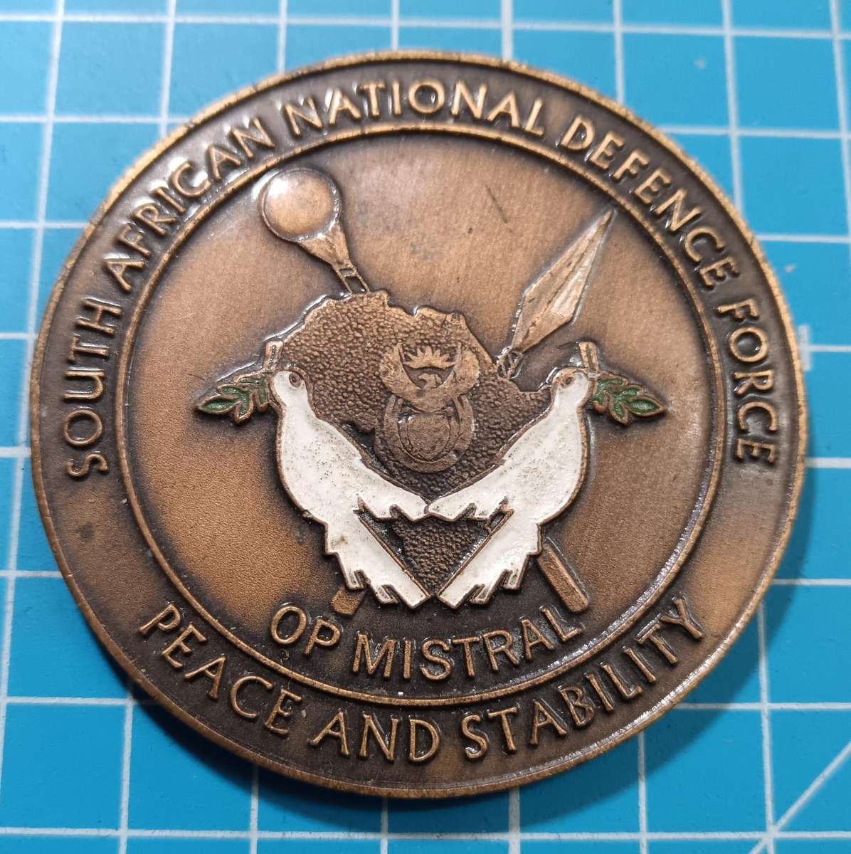 SANDF - Ops Mistral Challenge Coin